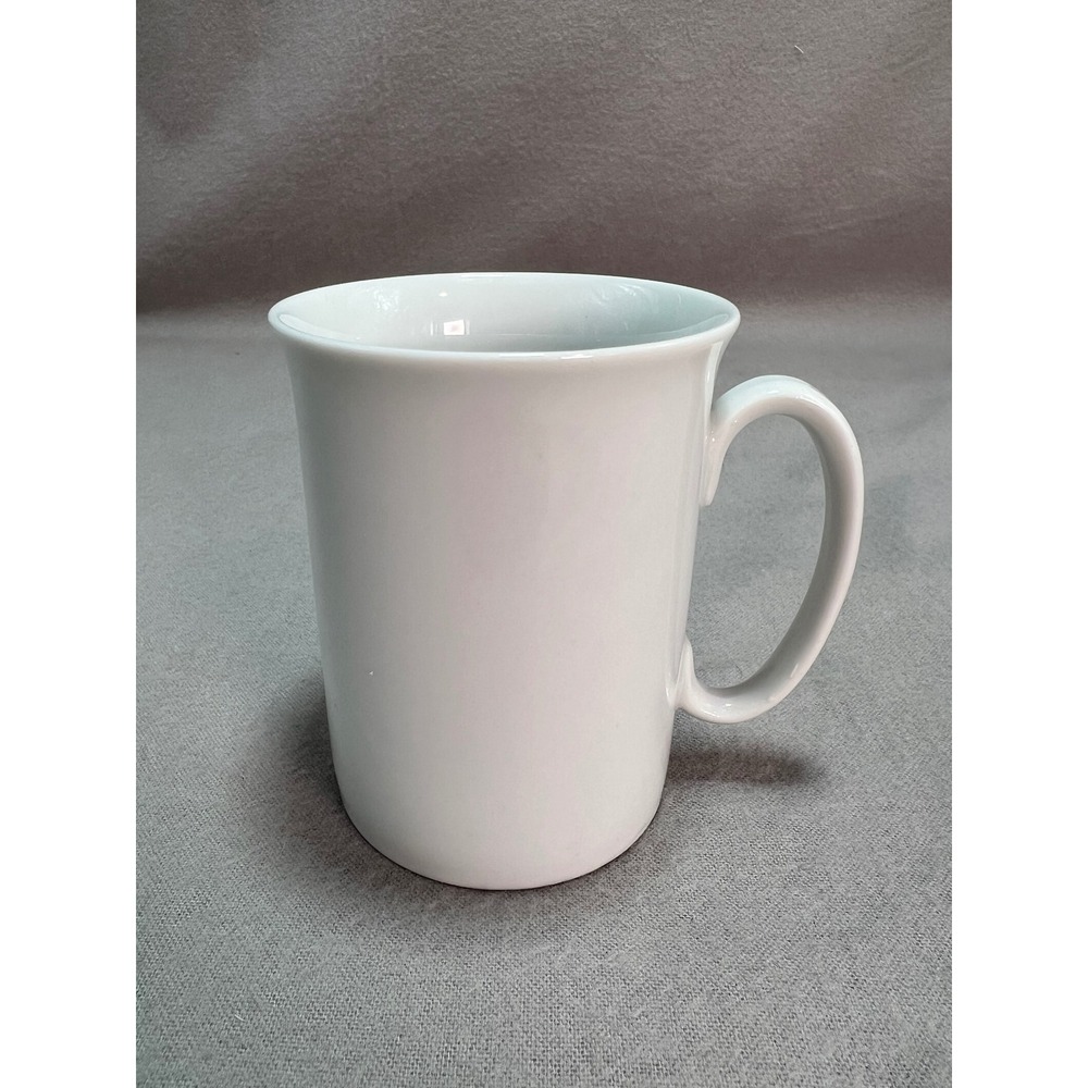 Block Spal Lisboa White Mug‎ Vintage White Portugal Minimalist Rounded Handle